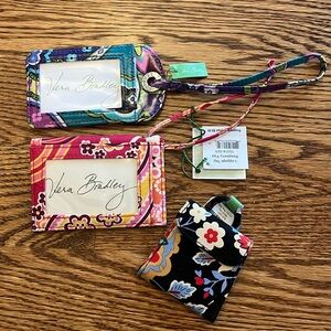 Vera Bradley Luggage Tags and Compact Mirror